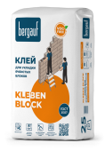 Клей для блоков Бергауф Клебен Блок (Bergauf Kleben Block) 25кг