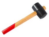 Киянка резиновая 910г черная деревянная ручка (шт)(38-6-112)