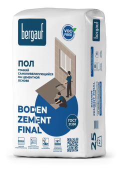 Смесь для пола Бергауф Боден Цемент Финал (Bergauf Boden Zement Final) 25 кг