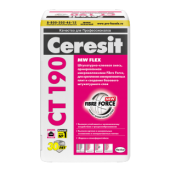 Штукатурно-клеевая смесь для крепления минераловатных плит Церезит (Ceresit) CT 190 25кг