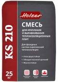 Штукатурно-клеевая смесь Хольцер KS 210 25кг