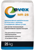 Штукатурка Эвекс минер. МР-25 В-10 Короед 2,5 мм 25кг
